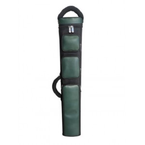 Champion 2X4,3x6 Green Leatherette Billiard Pool Cue Stick Hard Case 4S2B, 6S3B